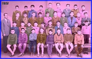 ECOLE JEAN MACE GARCONS 1958 CM2 